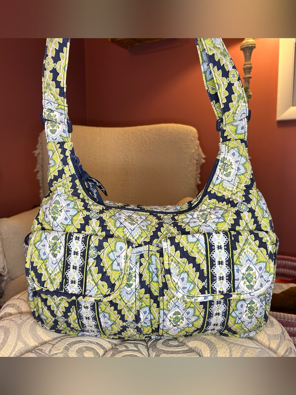 Vera Bradley Cambridge Cargo Sling Quilted Shoulder Bag